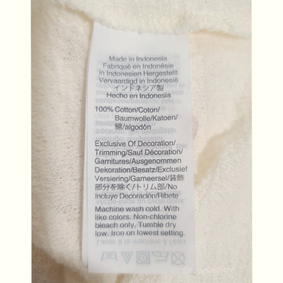 MADEWELL Texture & Thread -Mini Ruffle Mock Neck Top, Bell Sleeve, Cottagecore - Picture 9 of 11